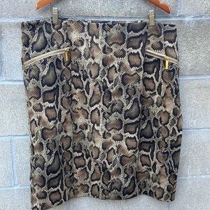 Michael Michael Kors Snakeskin plus size pencil skirt size 22W